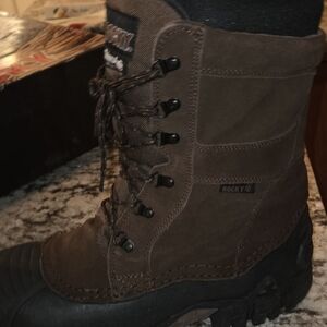 Rocky Men's Chocolate Brown Snow Boots